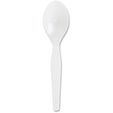 Genuine Joe Heavyweight Disposable Spoons 1 Piece(s) - Spoon - 1 x Spoon - Disposable - White - 1000 / Carton (GJO30402)