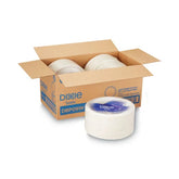Dixie Paper Dinnerware, Plate, 8.5" dia, White, 125/Pack, 4/Carton (DBP09WCT)