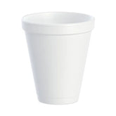 Dart Foam Drink Cups, 12 oz, Squat, White, 1,000/Carton (12J16)