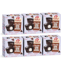 Katz Gluten Free Chocolate Creme Filled Cupcake, 7 Ounce -- 6 per case.